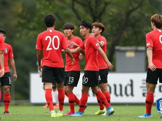 シリア戦キャンセルの韓国U-22代表、練習試合2連勝で招集トレーニング終了（画像:news1）