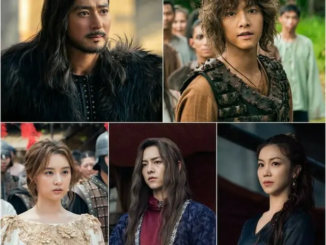 tvN土日ドラマ「アスダル年代記」のチャン・ドンゴン、ソン・ジュンギ、キム・ジウォン、キム・オクビンが放送終了の感想を伝えた。（提供:OSEN）