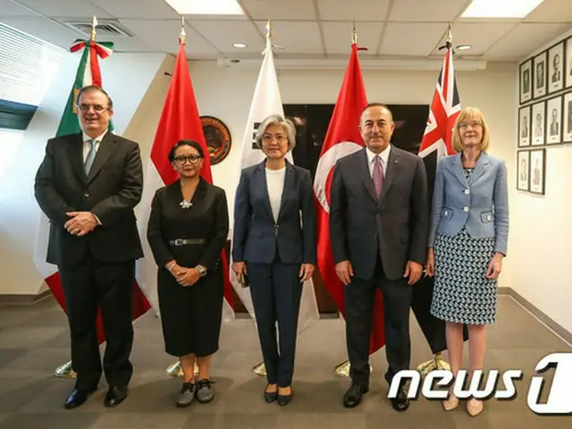韓国外相、MIKTA外相らと国際交易・朝鮮半島情勢を協議（画像:news1）