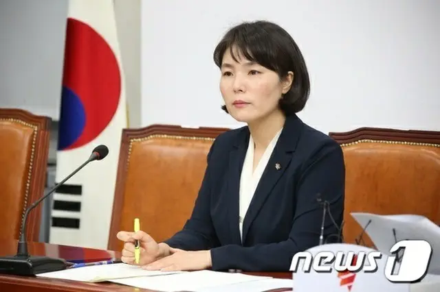 チョン・ヒギョン自由韓国党報道官（提供:news1）