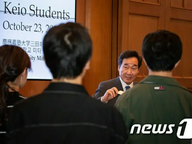 韓国首相、日本の大学生に「韓日葛藤、解決可能…対話促進を願う」（提供:news1）
