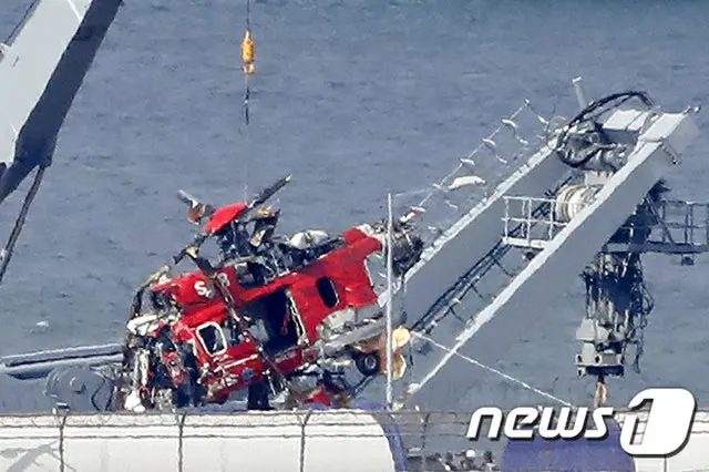 竹島付近でのヘリ墜落事故、追加収容の遺体性別は男性と確認