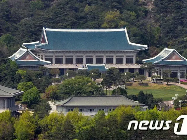 韓国大統領府の全景（提供:news1）