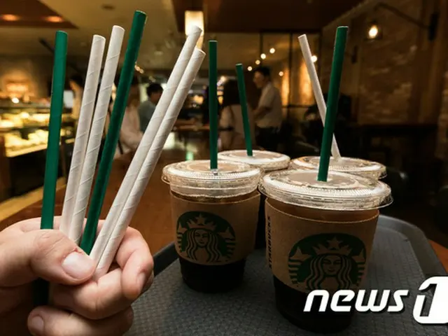 再来年からカフェをはじめとする飲食店での紙コップ使用禁止へ＝韓国（提供:news1）