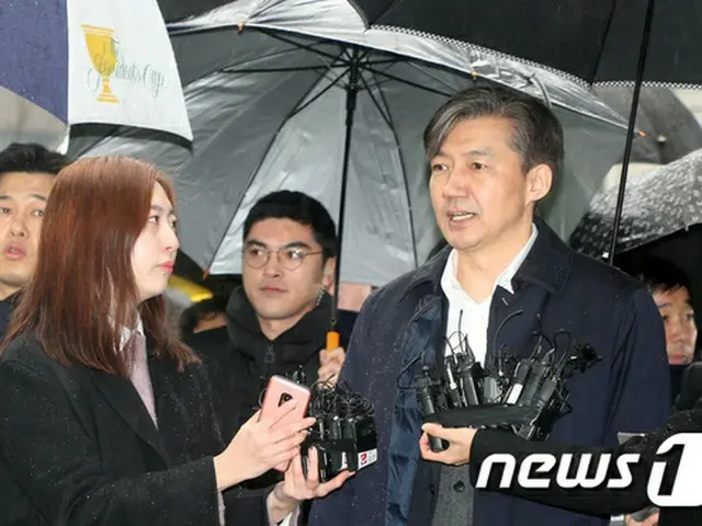 韓国前法相、逮捕状審査へ 「令状に同意できない」（画像:news1）