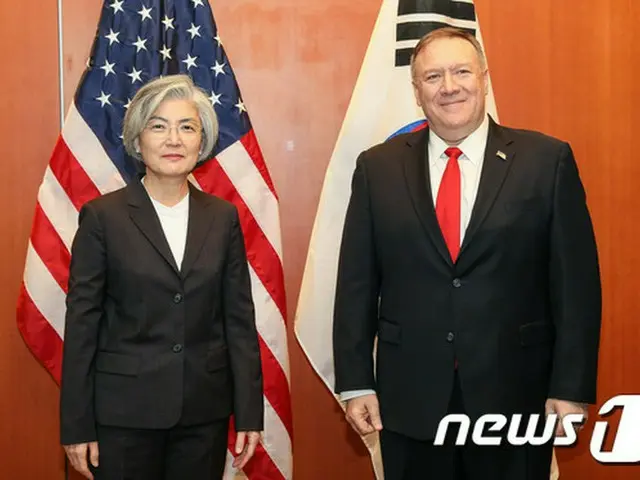 韓国外相、南北協力に関し米外相と意見交換 「米、韓国の意思に理解示した」（画像:news1）