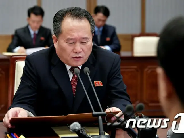 北朝鮮新外相の李善権氏、駐北外交団に対外政策を説明（提供:news1）
