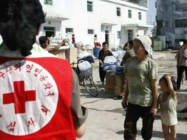 国際赤十字連盟によって準備された新型コロナに関連した対北支援物資が今月末、北朝鮮に到着すると報道された（提供:news1）