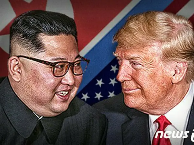 トランプ米国大統領と金正恩北朝鮮国務委員長（提供:news1）