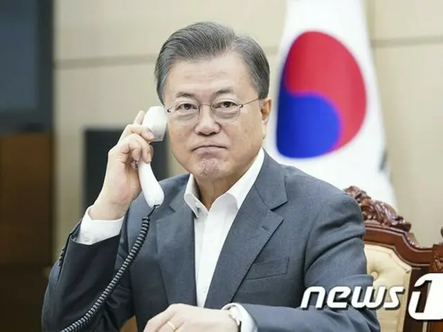 文在寅大統領就任後、首脳間の電話会談99回実施…100回目の相手に関心が集まる(提供:韓国大統領府)