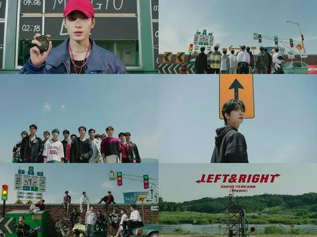 “カムバック”「SEVENTEEN」、新曲「Left ＆ Right」MVティザー公開（提供:OSEN）