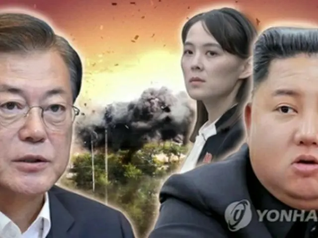 韓国の文在寅（ムン・ジェイン）大統領（左）と金委員長（コラージュ）＝（聯合ニュース）
