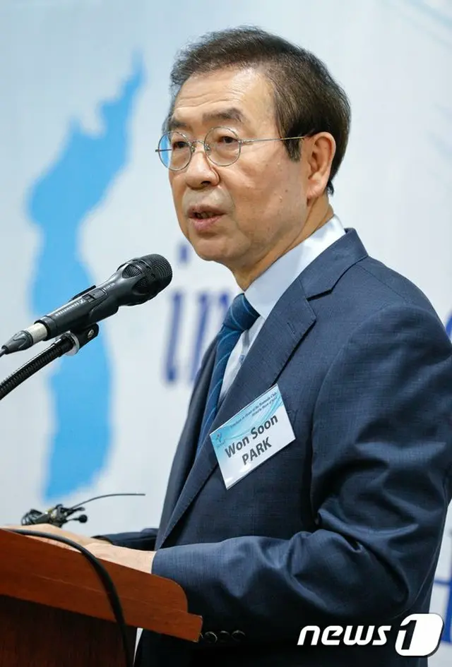 韓国の朴元淳ソウル市長（提供:news1）