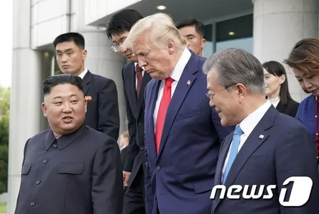 韓国の文在寅 大統領は、米朝協議の“仲裁役”を再び買って出たものとみられる。（提供:news1）