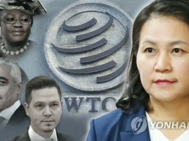 WTOの事務局長選挙に韓国の兪明希氏（右）をはじめ5カ国の候補者が出馬した（コラージュ）＝（聯合ニュース）