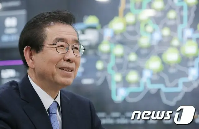 韓国のパク・ウォンスン（朴元淳）ソウル市長（提供:news1）