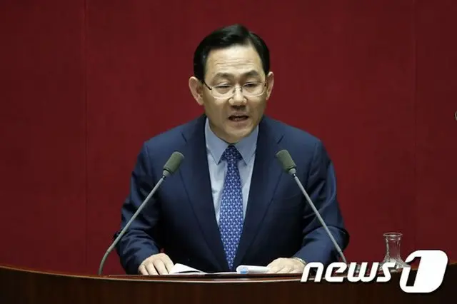 韓国保守系野党“未来統合党”のチュ・ホヨン院内代表（提供:news1）