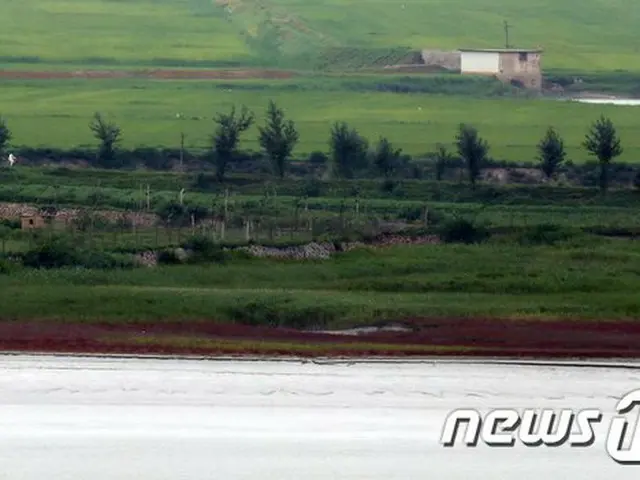 韓国の江華島から見える北朝鮮の風景（提供:news1）