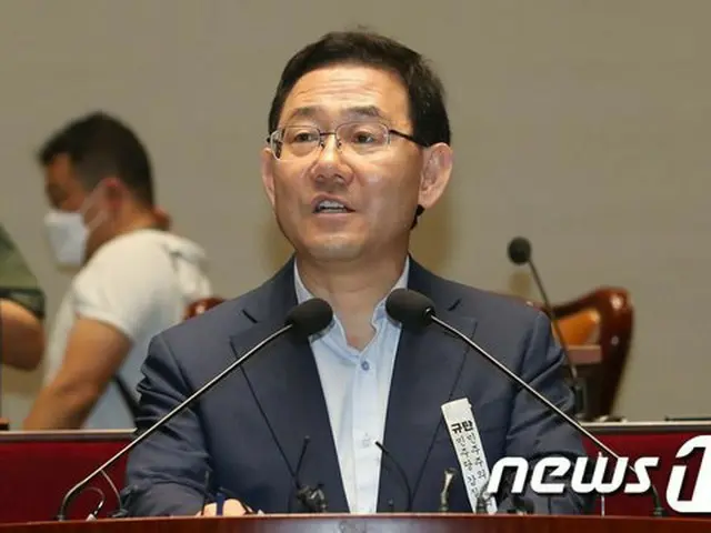 韓国の保守系最大野党“未来統合党”のチュ・ホヨン院内代表（提供:news1）