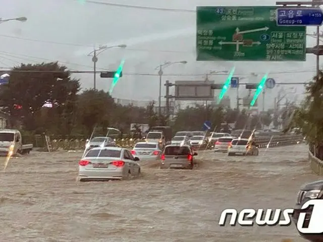 韓国の集中豪雨、継続…ソウル・仁川・京畿南部で1時間に最大40ミリ（画像:news1)