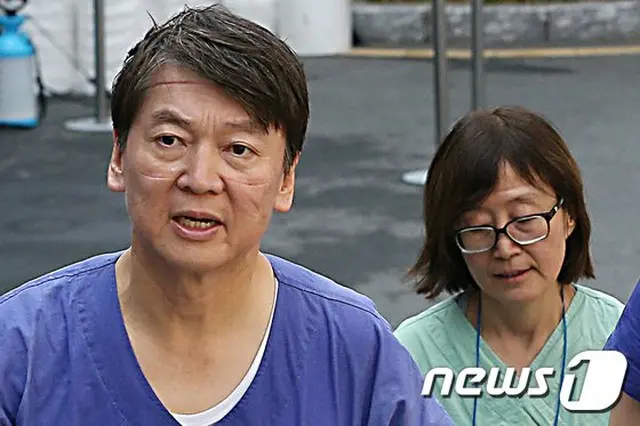 韓国野党“国民の党”の安哲秀代表（提供:news1）