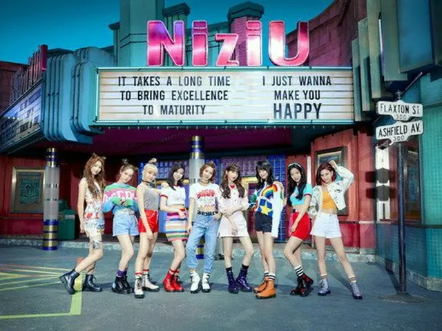 「NiziU」、「Make you happy」がYouTube再生回数1億回を達成…公開2か月の驚異的なスピード記録（画像提供:wowkorea）