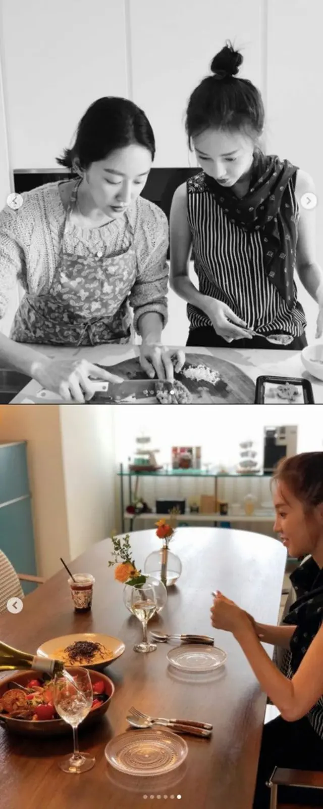 伊藤ゆみ（アユミ/ICONIQ）、新婚チョン・ヘビンに料理を習う＝“レストランみたいにおいしい”（提供:OSEN）