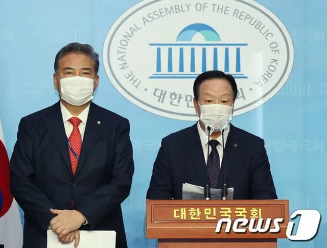 韓国最大野党“国民の力” のハン・ギホ議員は、24日午前 記者会見を開いた（画像提供:wowkorea）