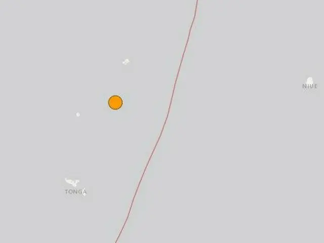 南太平洋“トンガ”の海上で今日（1日）、マグニチュード6.7の地震が発生した（画像提供:wowkorea）
