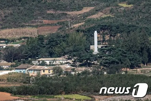 韓国の坡州から見える、北朝鮮の風景（画像提供:wowkorea）