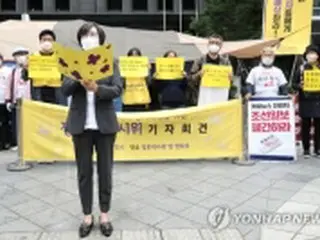 韓国慰安婦団体　少女像撤回要求の日本に謝罪促す