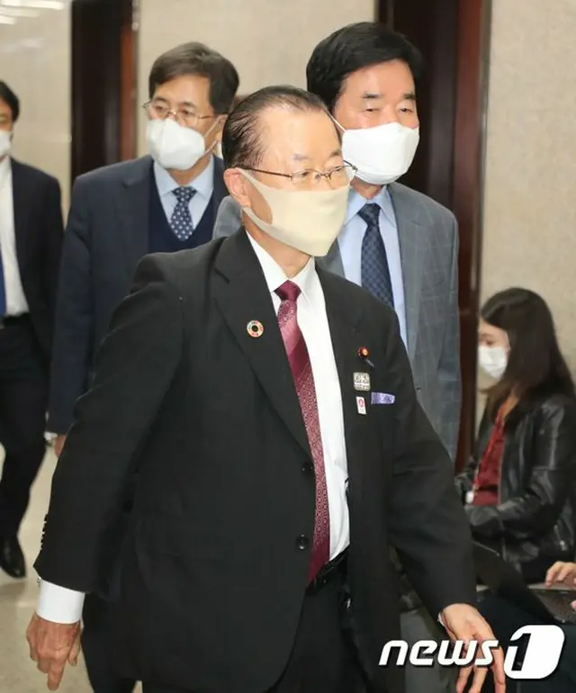訪韓した、河村建夫 日韓議員連盟幹事長（画像提供:wowkorea）