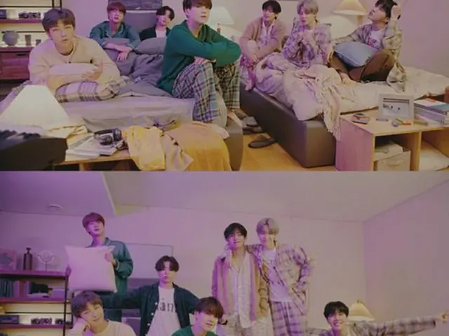 「BTS(防弾少年団)」、ベッドの上で歌う「Life Goes On」…パジャマバージョンのMVを公開（画像提供:wowkorea）