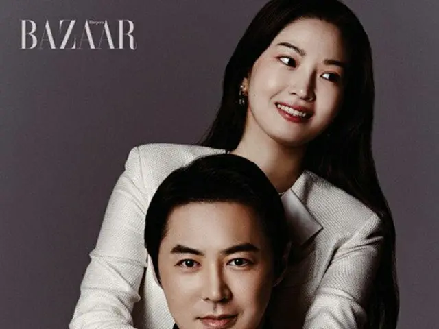 チョンジン（SHINHWA）＆リュ・イソ夫婦、雑誌の家族特集で“目が合うだけで笑ってしまう”甘い新婚生活を語る（画像提供:wowkorea）