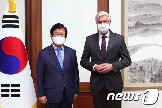 駐韓ドイツ大使に対して「KF94マスクをドイツで認められるよう関心を持ってほしい」＝韓国国会議長（画像提供:wowkorea）