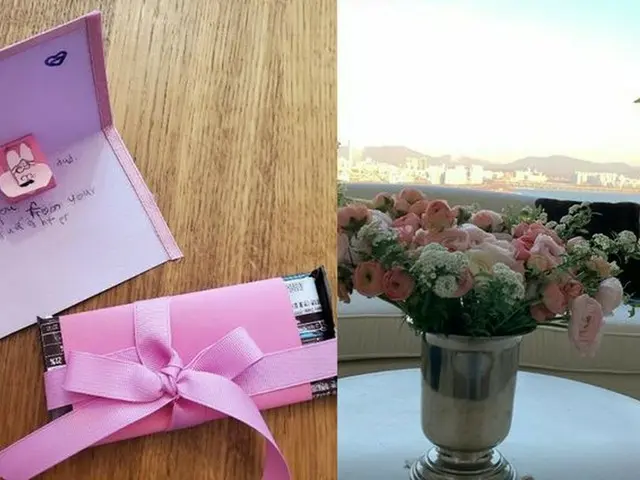 女優コ・ソヨン、娘が準備したバレンタインを公開、自宅からの漢江（ハンガン）ビューとともに（画像提供:wowkorea）