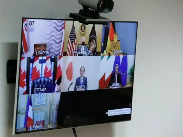 19日（現地時間）オンラインでG7首脳会議が開かれた（画像提供:wowkorea）