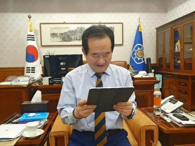 「丁世均本人です」…クラブハウスに登場した韓国国務総理（画像提供:wowkorea）