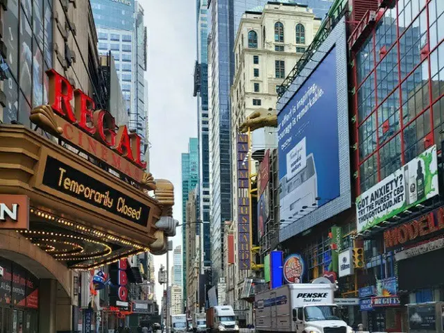 米ニューヨーク マンハッタン近くの劇場街（画像提供:wowkorea）