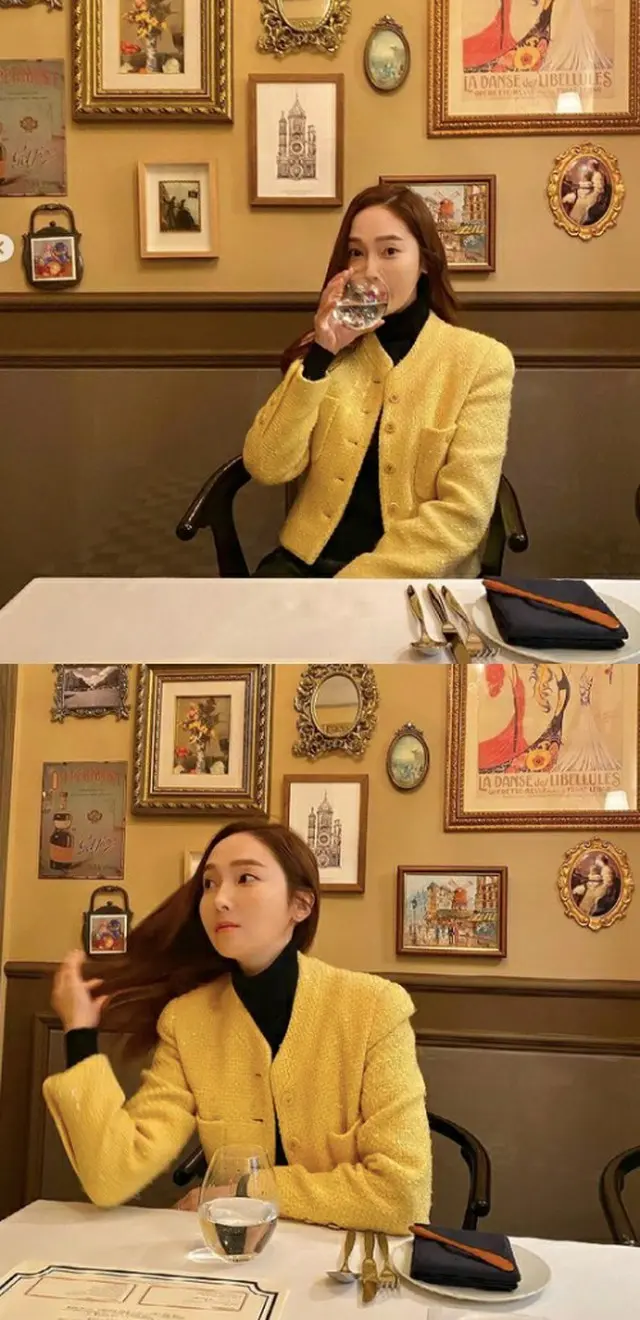 ジェシカ（元少女時代）、レストランでラグジュアリーなランチタイムを楽しむ…“ヤング＆リッチの定石”（画像提供:wowkorea）