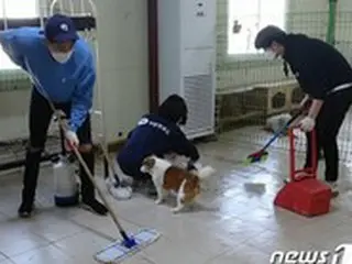 イ・ジョンシン（CNBLUE）、動物保護施設でボランティア活動 「美しい目の犬に出会い、幸せな時間」