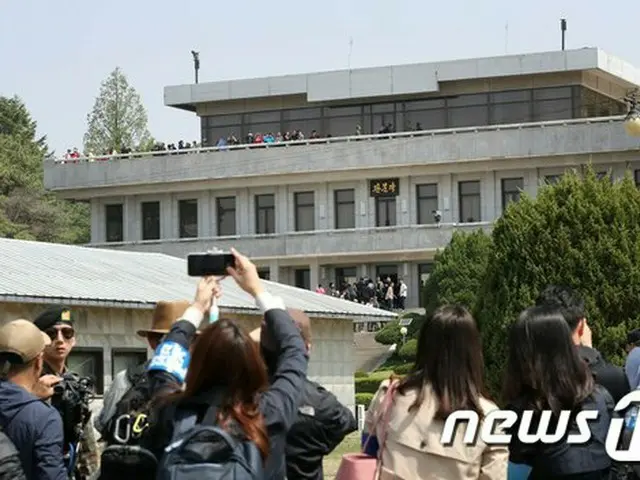 駐韓国連軍事司令部「4月20日から板門店JSA見学プログラムを再開」（画像提供:wowkorea）