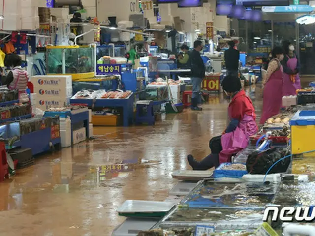 韓国の老舗魚市場、客足遠のく…コロナ禍に「福島第一原発処理水放出決定」のダブルパンチ（画像提供:wowkorea）