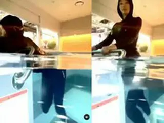 女優キム・ヘス、完璧な水中ランニング…“自己管理も完璧”