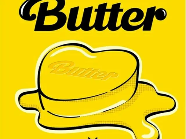 新曲「Butter」のジャケット（ビッグヒットミュージック提供）＝（聯合ニュース）≪転載・転用禁止≫