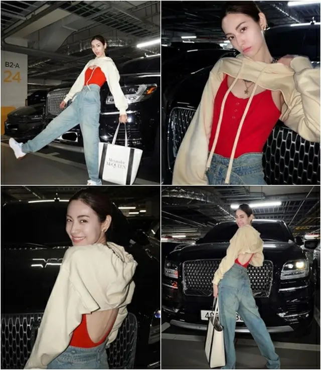 ナナ（AFTERSCHOOL）、後ろ姿が強烈…爽やかさとセクシーな背中見せファッション（画像提供:wowkorea）