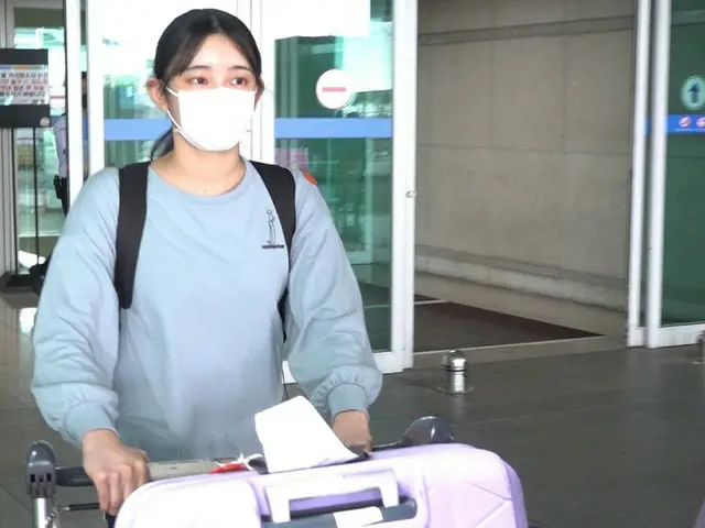 【独自】「NIZIプロジェクト」出演の櫻井美羽が韓国の仁川国際空港を通じて韓国に入国している。新オーディション番組に参加する。（画像提供:wowkorea）