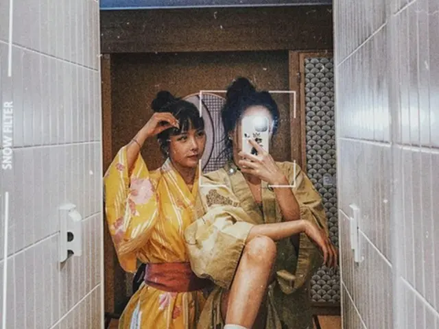 ヒョニョン（RAINBOW）、親友モデルと旅行中の浴衣＆ビキニ姿公開（画像提供:wowkorea）