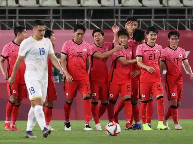 東京オリンピック・サッカー男子1次リーググループBの韓国は25日、茨城・カシマスタジアムでルーマニアと対戦。4-0で勝利（画像提供:wowkorea）