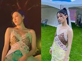 ファサ（MAMAMOO）＆歌手イ・ハイ、同じ服でもまったく違った雰囲気